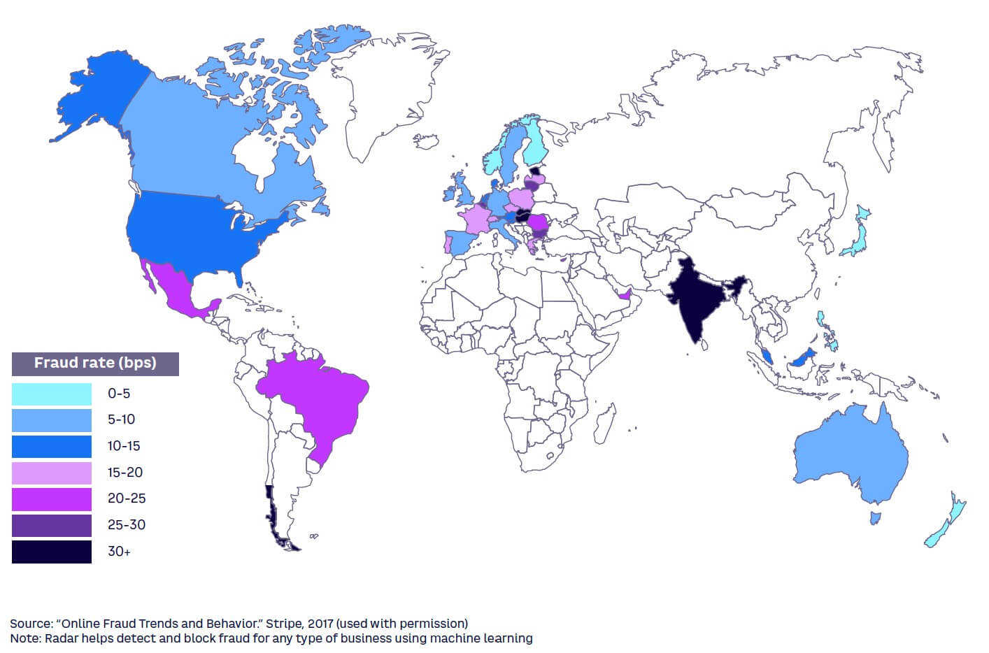 Figure 1. Country-level fraud rates