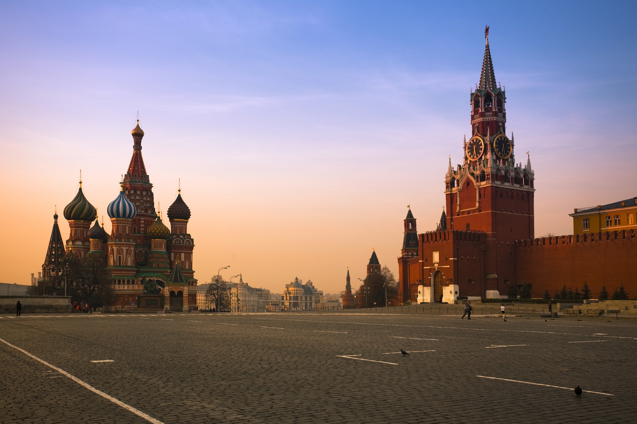 Московский кремль и красная площадь